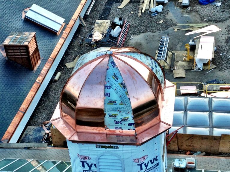 Copper Flashing Installation in Framingham MA